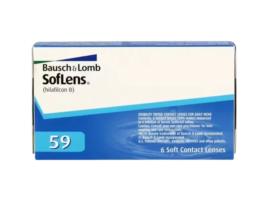 SofLens 59 contact lenses box