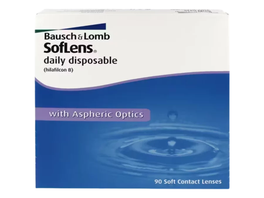 SofLens Daily Disposable contact lenses box