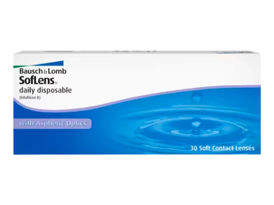 SofLens Daily Disposable contact lenses box