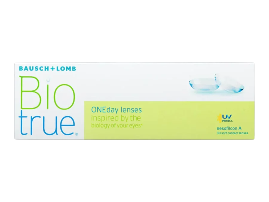 Biotrue ONEday contact lenses box