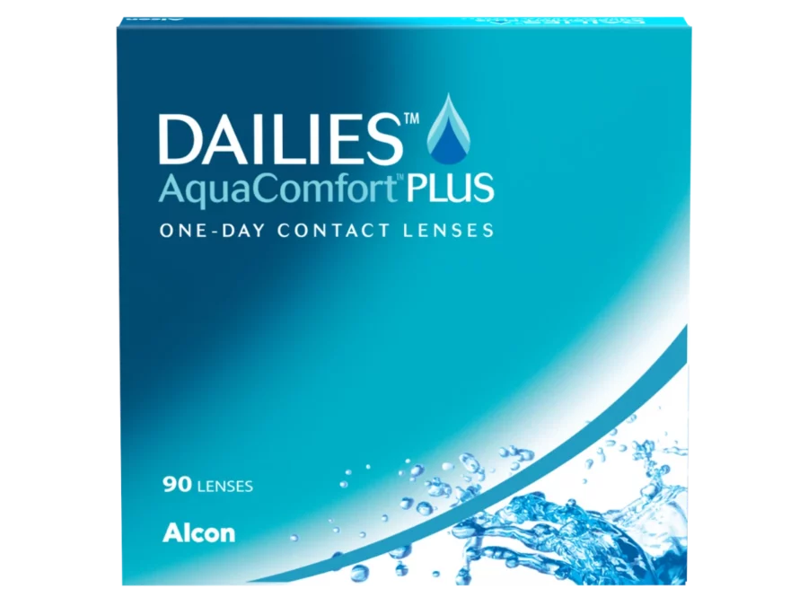 DAILIES AquaComfort Plus daily lenses box