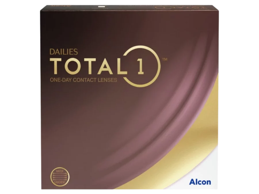 DAILIES TOTAL 1 daily contact lenses box