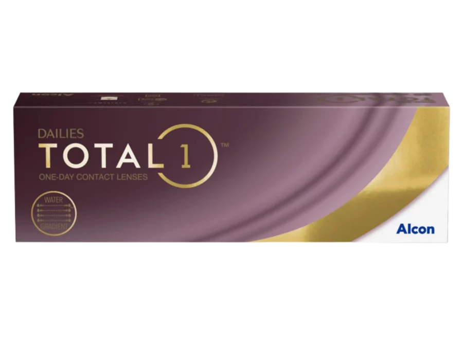 DAILIES TOTAL 1 daily contact lenses box