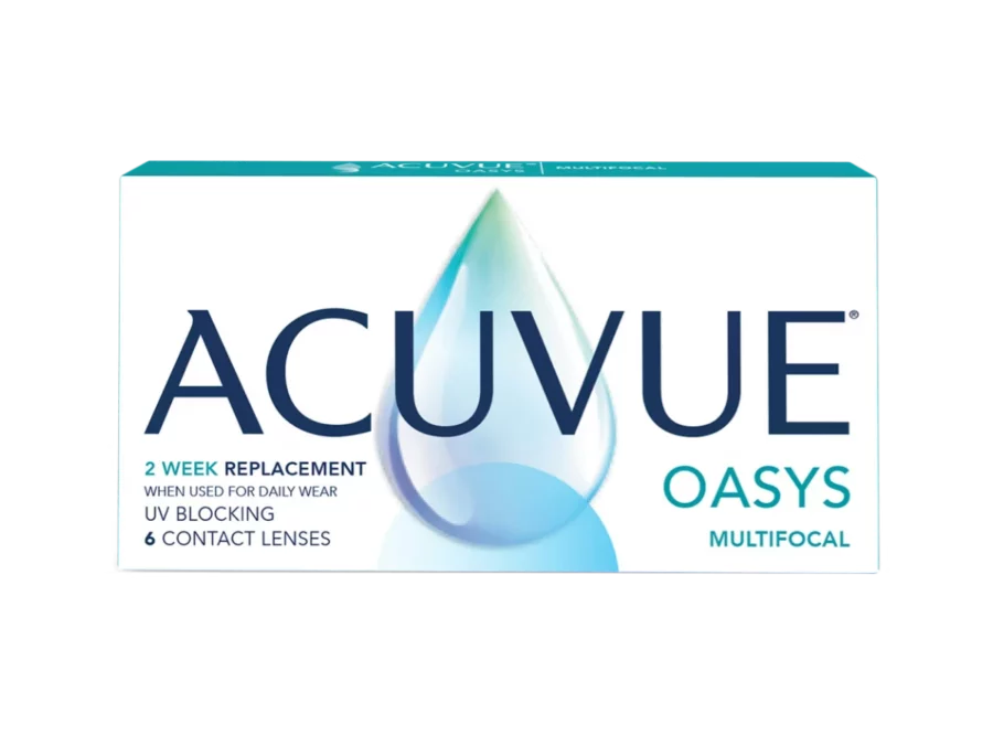 Acuvue Oasys Multifocal contact lenses box